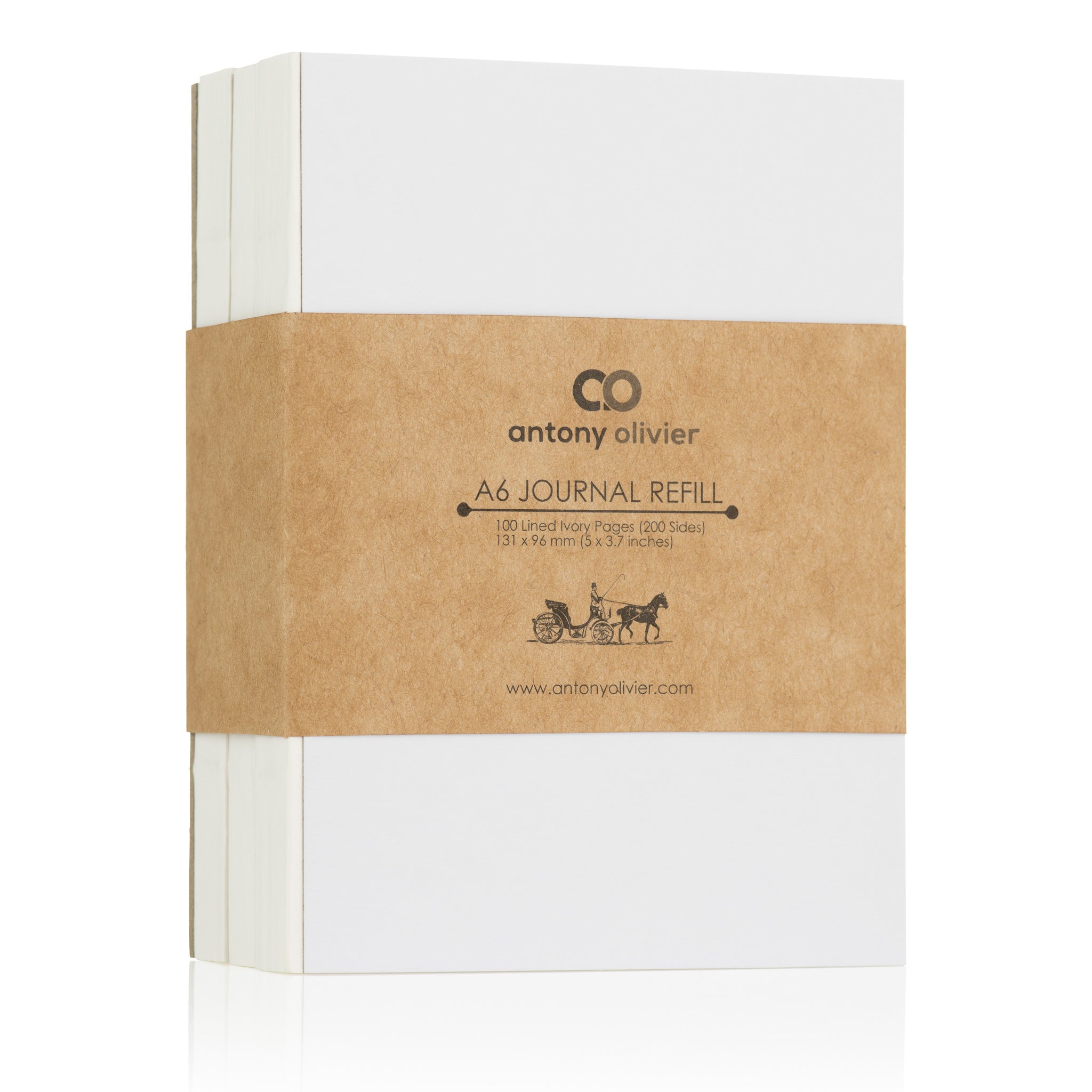 A5 Plain Paper Refill 2-Pack - AntonyOlivier